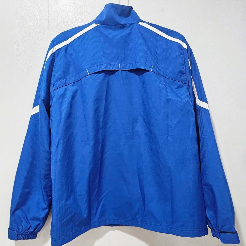 Adidas Windbreaker Jacket, Team, Mesh Lined, Blue White, Womens  Sz XL - Picture 8 of 8